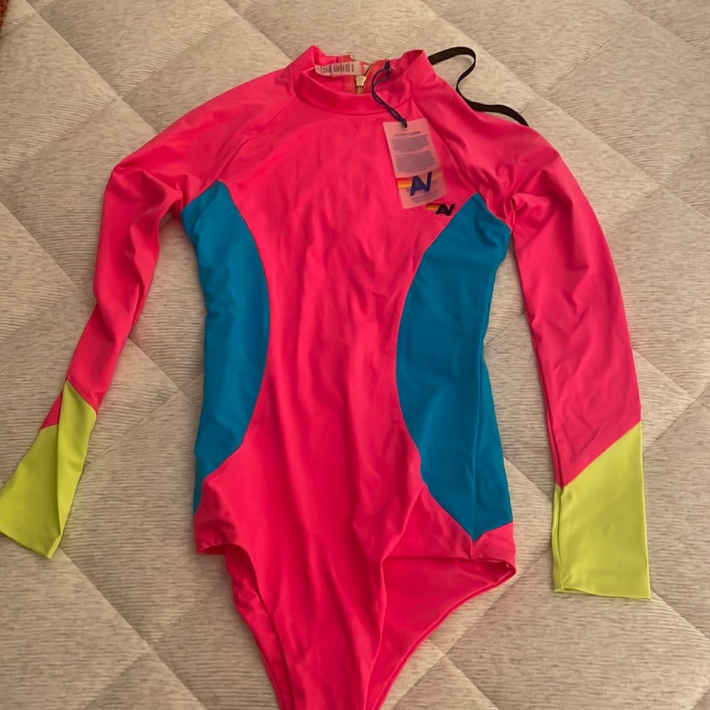 Aviator Nation - Womens One Piece Swimsuit - New - Small